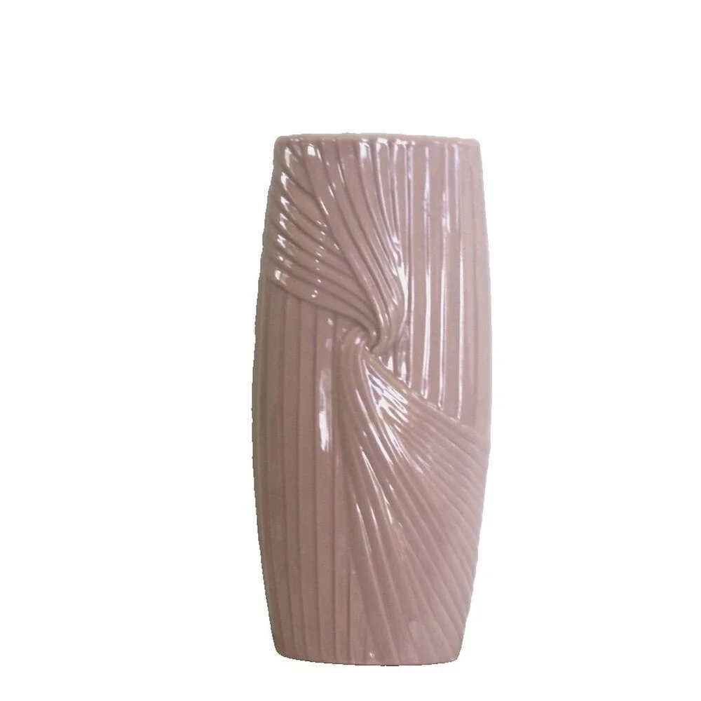 1980s AVON Gift Collection Fluted LILAC Porcelain Bud Vase Thin 6